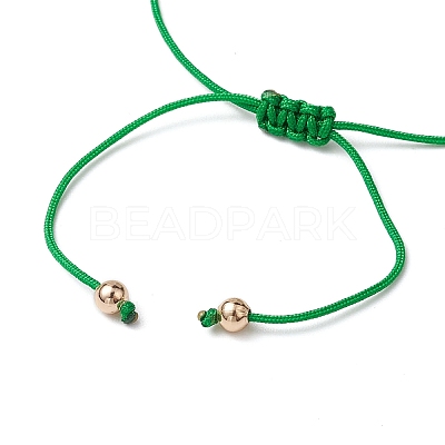 Gemstone Braided Bead Bracelet BJEW-JB11013-04-1