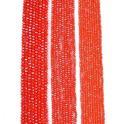 Electroplate Glass Beads Strands EGLA-A044-P2mm-A03-1