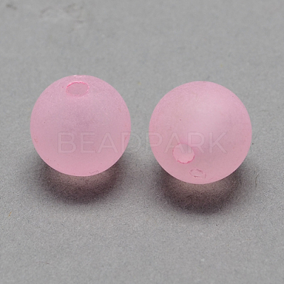 Transparent Acrylic Ball Beads FACR-R021-12mm-15-1