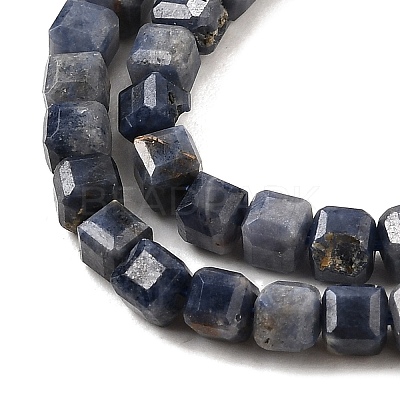 Natural Sapphire Beads Strands G-G259-B04-3x3mm-1