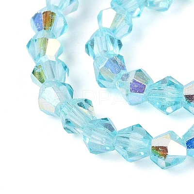 Transparent Glass Beads Strands LS-EGLA-N021-4mm-08-1