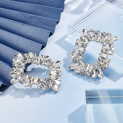 2Pcs Alloy Shoe Buckle Clips FIND-GF0002-79-1