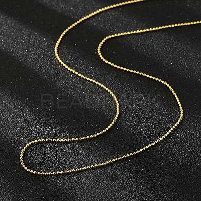Brass Ball Chain Necklaces LS-MAK-L009-06G-1