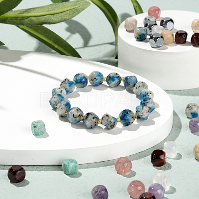 80Pcs 8 Style Natural & Synthetic Gemstone Beads G-LS0002-22-1