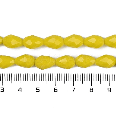 Opaque Solid Color Beads Strands EGLA-N013-P8mm-D06-1