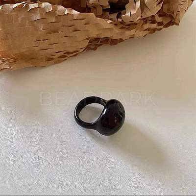 Oval Resin Finger Rings for Women WG60A90-03-1