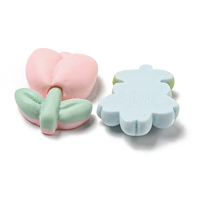 Opaque Resin Decoden Cabochons RESI-F052-A02-1