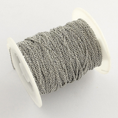Tarnish Resistant 304 Stainless Steel Cable Chains CHS-Q001-24-1