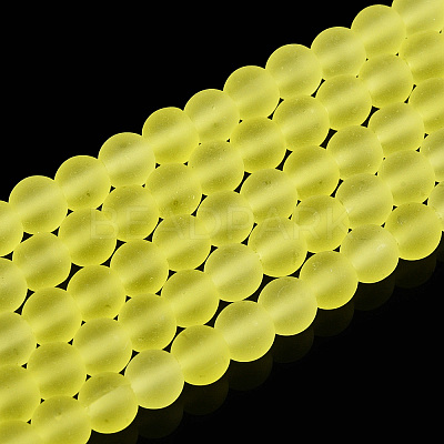 Transparent Glass Beads Strands GLAA-T032-T4mm-MD12-1