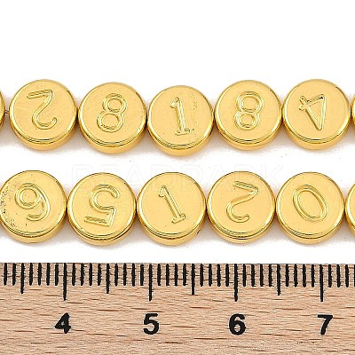 Electroplated Synthetic Non-magnetic Hematite Beads Strands G-C156-08G-1