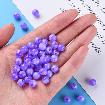 Acrylic Beads MACR-S375-001B-04-1