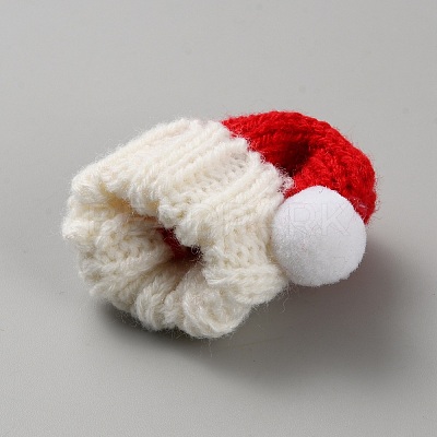 Christmas Theme Handmade Woolen Yarn Knitted Party Decoration AJEW-WH0314-525B-01-1