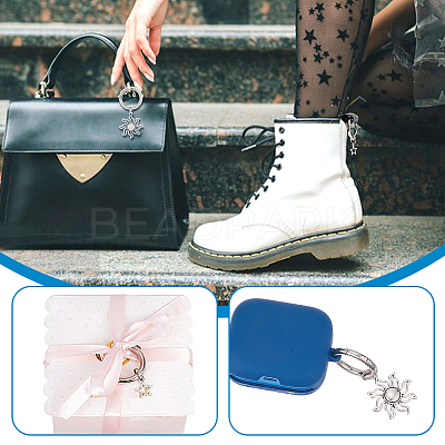 12Pcs 6 Style Alloy Shoes Charms HJEW-PH02120-1