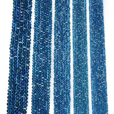 Electroplate Glass Beads Strands LS-EGLA-A044-T8mm-L27-1