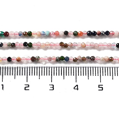 Natural Mixed Gemstone Beads Strands G-F619-21-2mm-1
