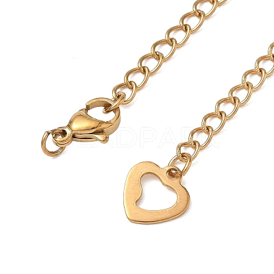 201 Stainless Steel Curb Chain Extender SA-CBA0FDA-01G-09-1