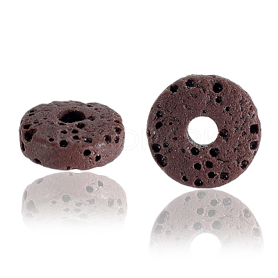 4 Strands Natural Lava Rock Beads Strands G-LT0001-01B-1