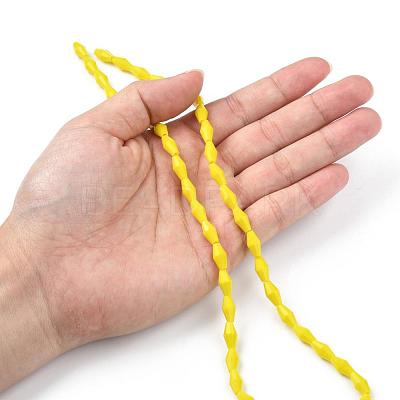 Opaque Glass Beads Strands GLAA-P001-03B-02-1