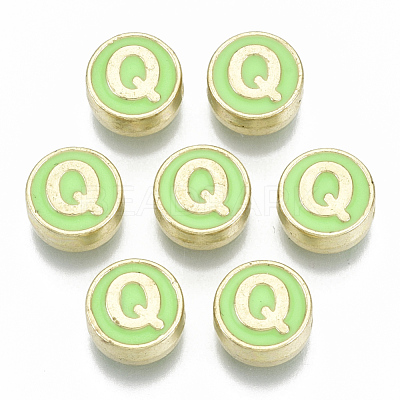 Alloy Enamel Beads ENAM-S122-028Q-NR-1