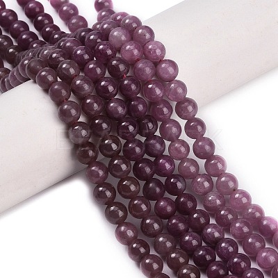 Natural Ruby Beads Strands G-L631-A01-4mm-A-1