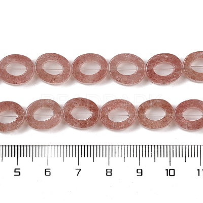 Natural Strawberry Quartz Beads Strands G-M439-A11-01-1