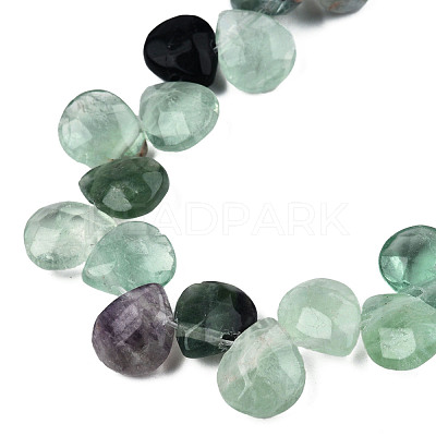 Natural Purple Fluorite Gemstone Beads Strands G-T006-04-1