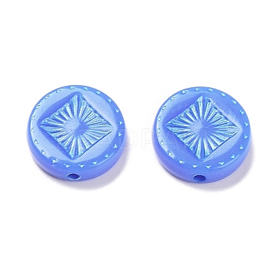 Opaque Acrylic Beads OACR-G016-07I-1