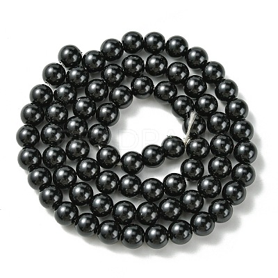 Eco-Friendly Dyed Glass Pearl Round Beads Strands X-HY-A002-6mm-RB080-1