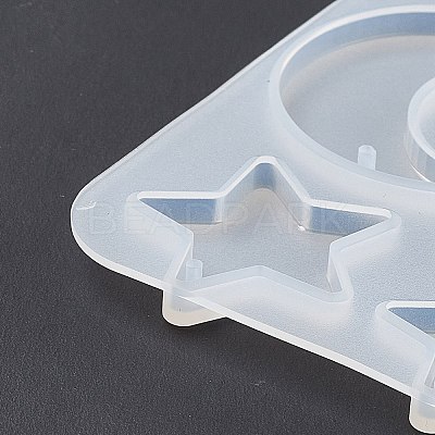 Astronomy Theme Moon Silicone Pendant Molds X-DIY-E065-07B-1