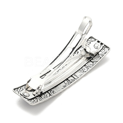 Vintage Retro Forest Moon Alloy Retro Hair Barrettes AJEW-K048-13AS-1