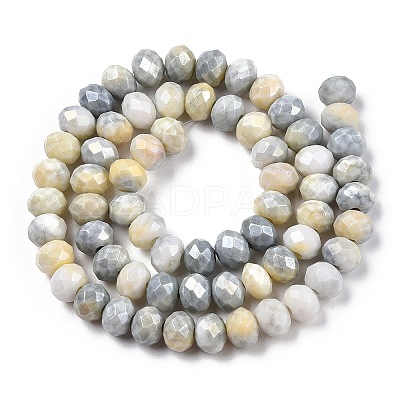 Ombre Effect Dyed Glass Beads Strands X-GLAA-C023-02-B04-1