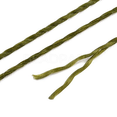 2-Ply Round Waxed Cotton Thread Cords YC-T004-01A-14-1