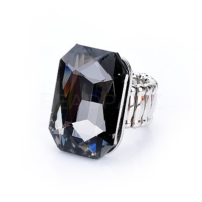 Alloy with Glass Finger Rings FS-WGA328D-05-1