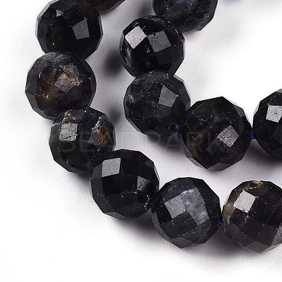 Natural Cordierite/Iolite/Dichroite Beads Strands G-S345-10mm-27-1