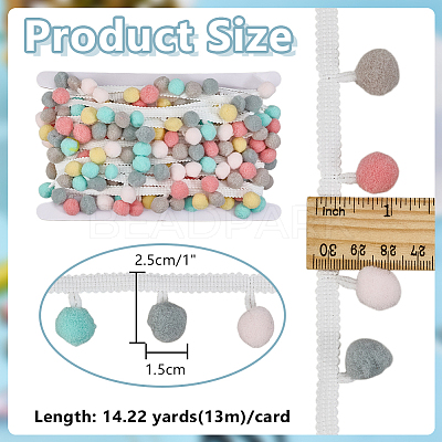 13M Polyester Hair Ball Ribbon OCOR-PH0007-21A-1