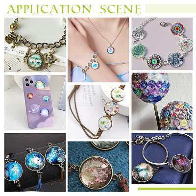 Glass Cabochons GLAA-PH0002-28B-1