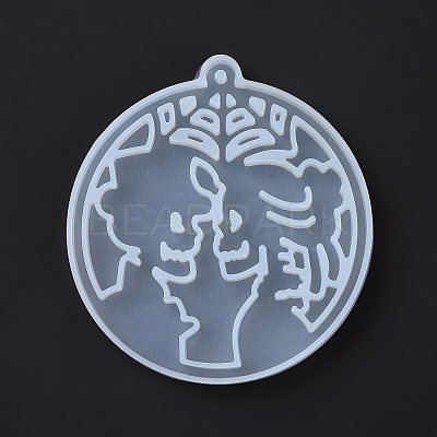 DIY Skull Theme Pendant Silicone Molds SIMO-H010-07B-1