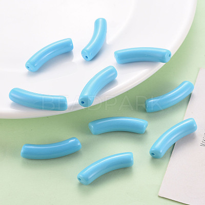 Opaque Acrylic Beads X-MACR-S372-002B-S012-1