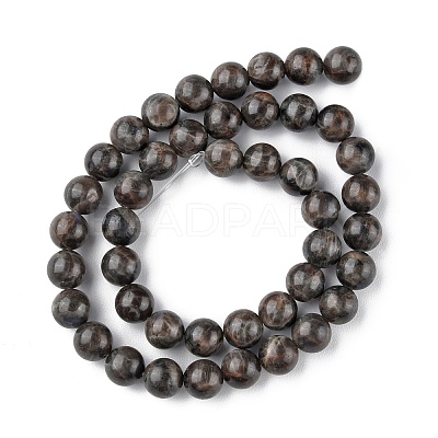 Natural Labradorite Beads Strands G-G0003-C03-6mm-1