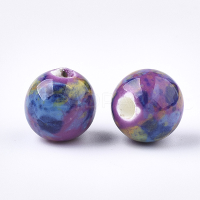 Handmade Porcelain Beads X-PORC-Q262-03C-1