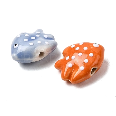 Handmade Porcelain Beads X-PORC-K010-06-1