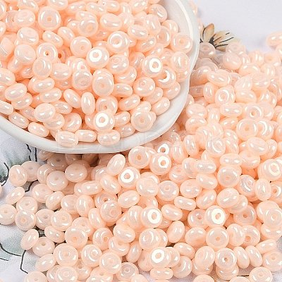 Opaque Colours Luster Glass Seed Beads SEED-P008-01C-14-1