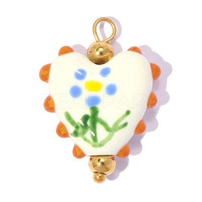 Handmade Porcelain Pendants PR-OY001-09G-1