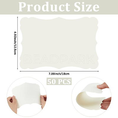50Pcs DIY Paper Blank Greeting Cards AJEW-CP0010-26B-02-1