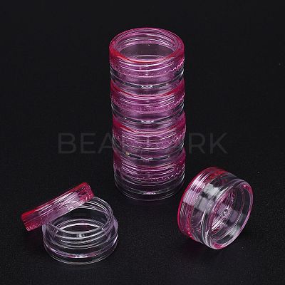 3G PS Plastic Empty Portable Facial Cream Jar MRMJ-WH0020-01B-1