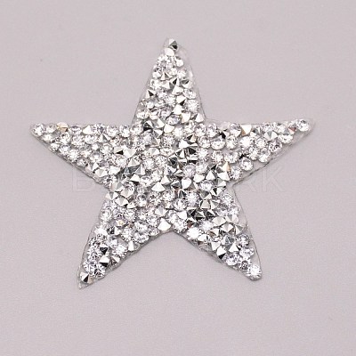 Star Glitter Hotfix Rhinestone DIY-WH0301-92B-02-1