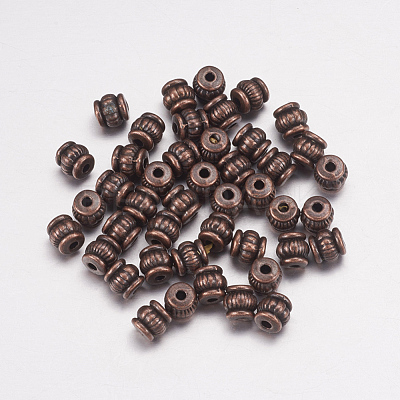 Tibetan Style Alloy Beads X-TIBEB-Q043-R-FF-1