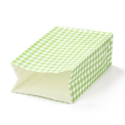 Rectangle with Tartan Pattern Paper Bags CARB-Z001-01C-1