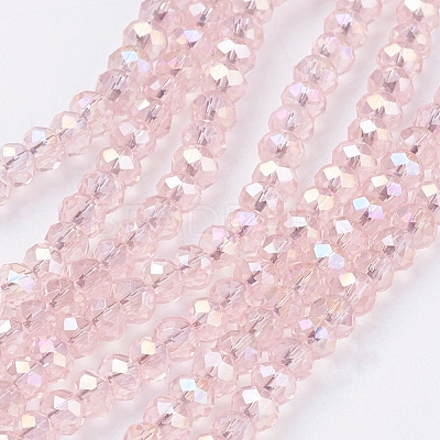 Electroplate Glass Beads Strands EGLA-R048-2mm-31-1