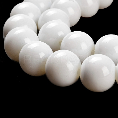Painted Glass Bead Strands LS-DGLA-S071-12mm-01-1